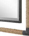 Melville - Iron & Rope Mirror - Light Brown