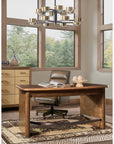 Melange - Romano Writing Desk - Light Brown