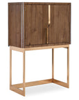 Eleana - Bar On Stand - Medium Wood