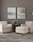 Kingman - Fabric Ottoman