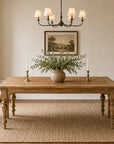 Percy - Dining Table - Light Brown