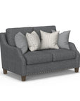 Gianna - Fabric Loveseat With Nailhead Trim