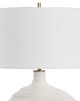 Duostacked - Ceramic Table Lamp - White