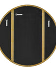 Amram - Round Mirror - Antique Brass / Gold
