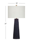 Merrick - Table Lamp - Black / White