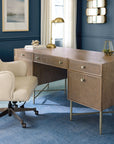 Sonnet - Sonnet Executive Desk - Dark Gray