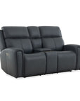 Warren - Power Reclining Loveseat With Console, Power Headrest & Lumbar