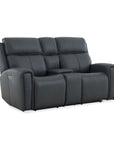 Warren - Power Reclining Loveseat With Console, Power Headrest & Lumbar