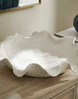 Wave Crest - Outdoor Bowl - White