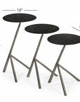 Cascade - Nesting Tables - Brass / Antique Bronze