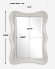 Whitehaven - Wavy Rectangle Mirror
