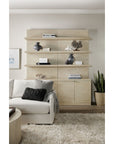 Cascade - Bookcase Base And Hutch - Light Brown
