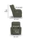 Porter - Power Recliner With Power Headrest & Lumbar