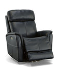 View - Power Swivel Recliner With Power Headrest