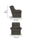 Bernard - Power Recliner With Power Headrest & Lumbar