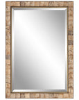 Cocos - Coconut Shell Mirror - Light Brown