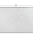 Paradisio Framed Canvas - White