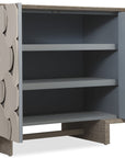 Melange - Pinwheel Hall Chest - Gray