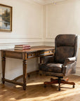 EC - Tucker Executive Swivel Tilt Chair - Dark Brown
