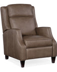 RC - Tricia Manual Push Back Recliner - Dark Brown