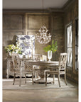 Chatelet - Round Dining Table With One 20" Leaf - Paris Vintage