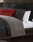 Heath - King Comforter Set Set of 3 - Graphite
