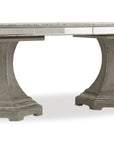 Sanctuary - Rectangle Dining Table With 2-20" Leaves - Pearl Silver