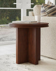 Waterfall - Round End Table