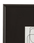 Form Study XI Framed Print - Black