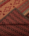 Broken Arrow - Twin Reversible Quilt Set (Set of 2) - Red / Tan / Brown