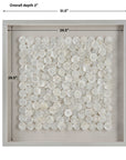Roxas - Capiz Shell Shadow Box - Silver