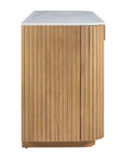 Arik - 4 Door Walnut Cabinet - Woodtone