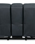 Riverton - Power Gliding Console Loveseat With Power Headrest And Lumbar - Black