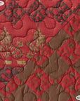 Rushmore - Full/Queen Reversible Quilt Set Set of 3 - Red / Brown