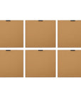 Resting Bunny - Framed Prints (Set of 9) - Dark Brown