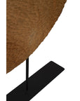 Teak Sculpture Set Set of 2 - Dark Brown