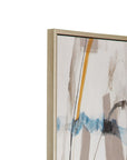 Framed Canvas Tranquil Flow - Gold