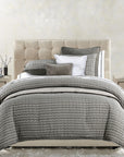 Fenton - King Duvet Cover Set Set of 3 - Taupe / Gray / Cream