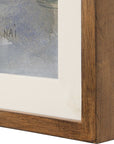 River Afternoon - Landscape Print - Light Brown