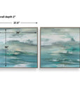 Tranquil State Of Mind - Framed Canvases (Set of 2)