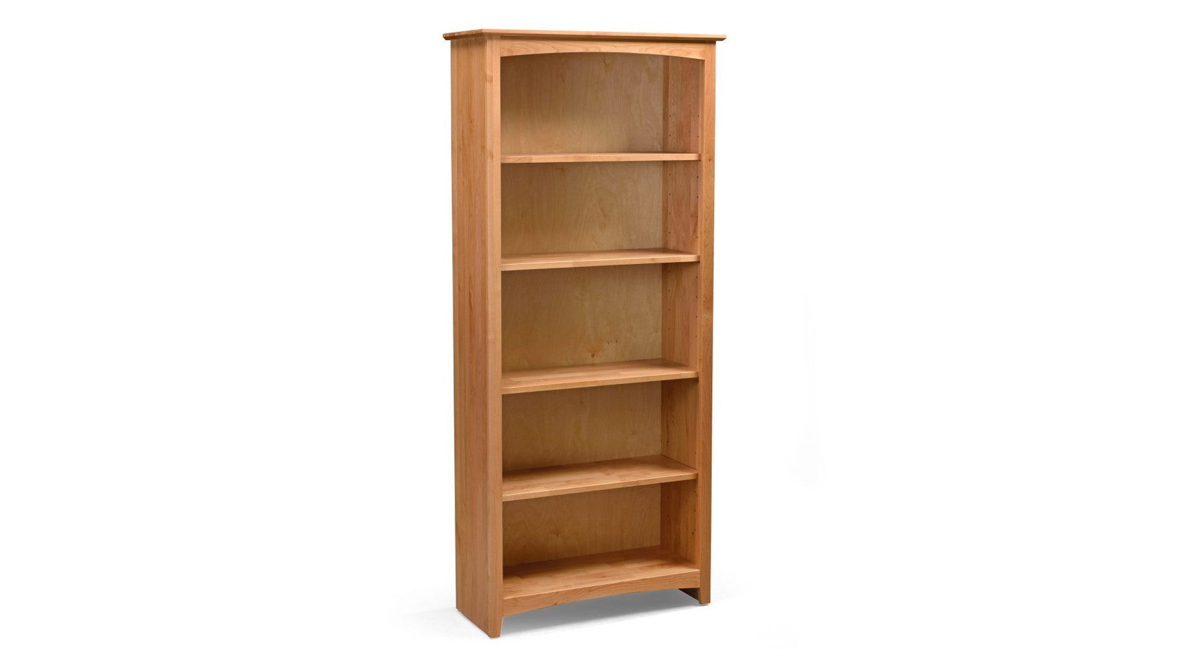 30" x 72" Alder Bookcase