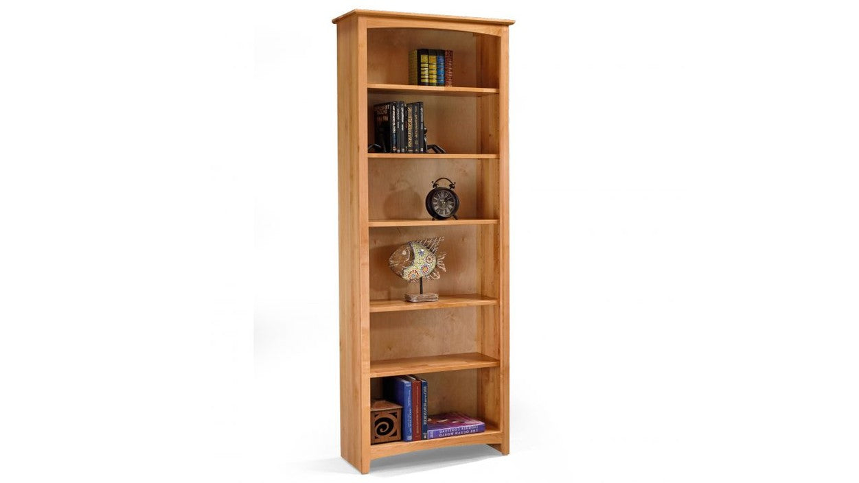 30" x 84" Alder Bookcase