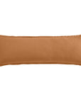100% French Flax Linen - Long Lumbar Pillow - Caramel