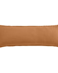 100% French Flax Linen - Long Lumbar Pillow - Caramel