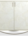 Melange - White Lotus Hall Chest - White