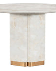 Eleana - Round Dining Table - White