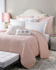 Jolie - Queen Duvet Cover - Pink