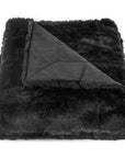 Arctic Bear - Oversized Throw Blanket - Black