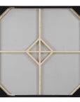 Moon Landing - Hand Painted Abstract Art - Black / Brown / Gold / Gray / White