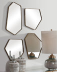 Linneah - Modern Mirrors (Set of 4) - Gold